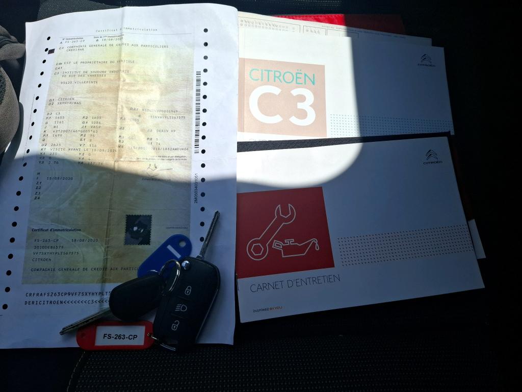 Citroen C3 SOCIETE BLUEHDI 100 S&S BVM FEEL BUSINESS R 2020