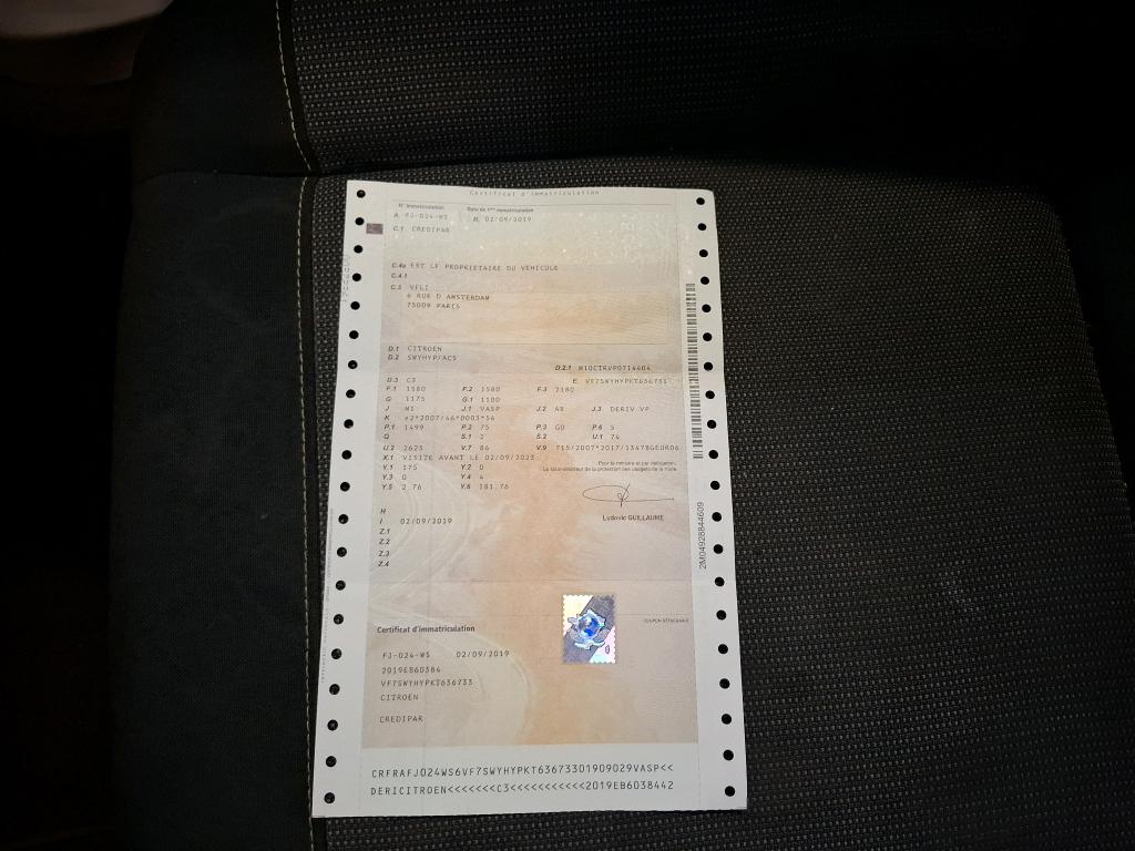Citroen C3 SOCIETE BLUEHDI 100 S&S BVM FEEL NAV 2019
