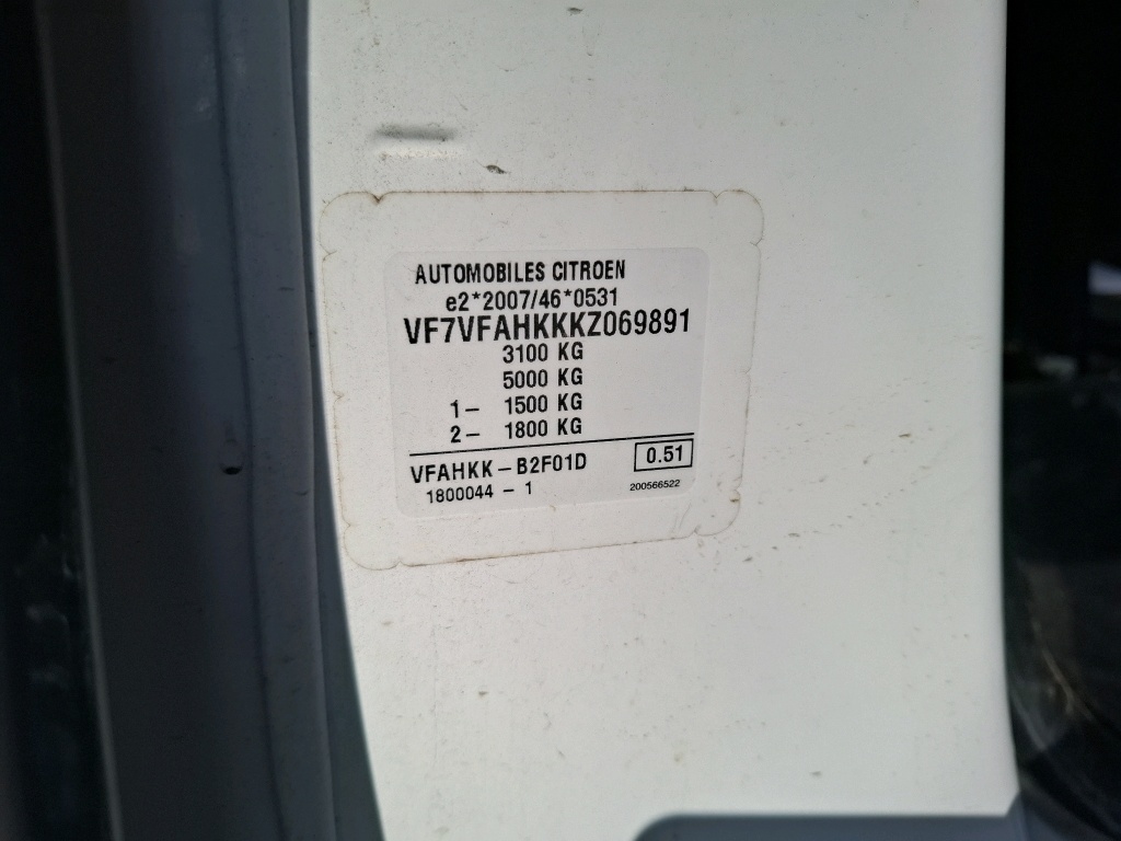 Citroen JUMPY FGN M BLUEHDI 120 S&S BVM6 CLUB 340 NM 2019