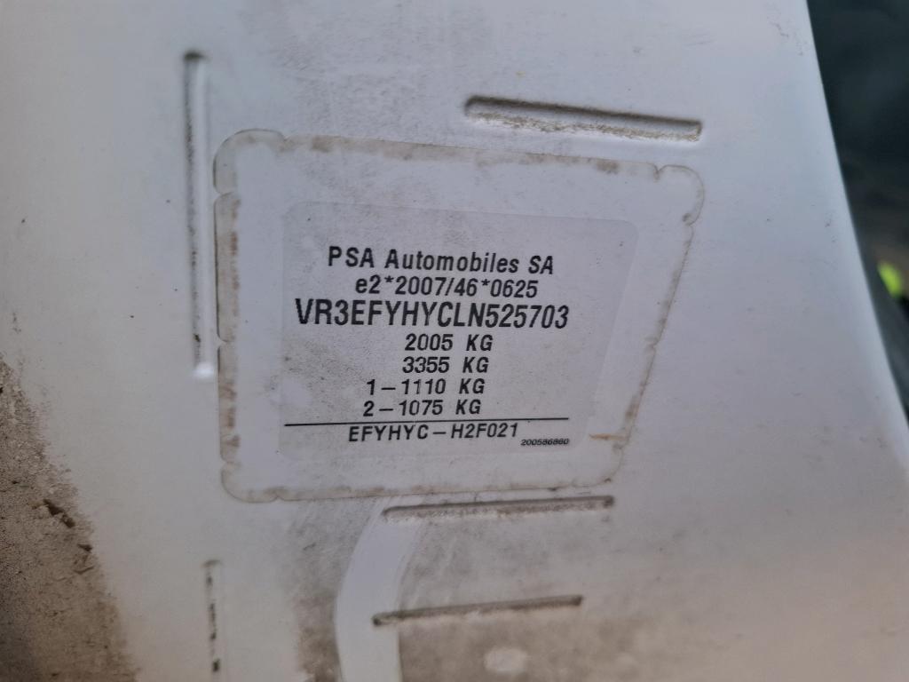 Peugeot PARTNER FOURGON STANDARD 650 KG BLUEHDI 100 S&S BVM5 PREMIUM 2020