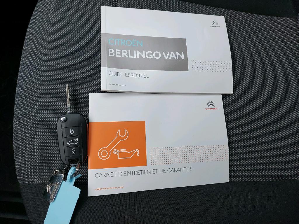 Citroen BERLINGO VAN M 650 BLUEHDI 100 S&S CLUB 2019