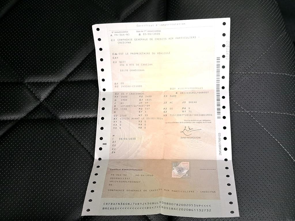 DS DS7 Crossback Hybride E-Tense 300 EAT8 4x4 Grand Chic 2020