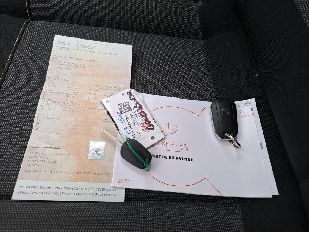 Citroen C3 SOCIETE BLUEHDI 100 S&S BVM6 FEEL NAV 2023
