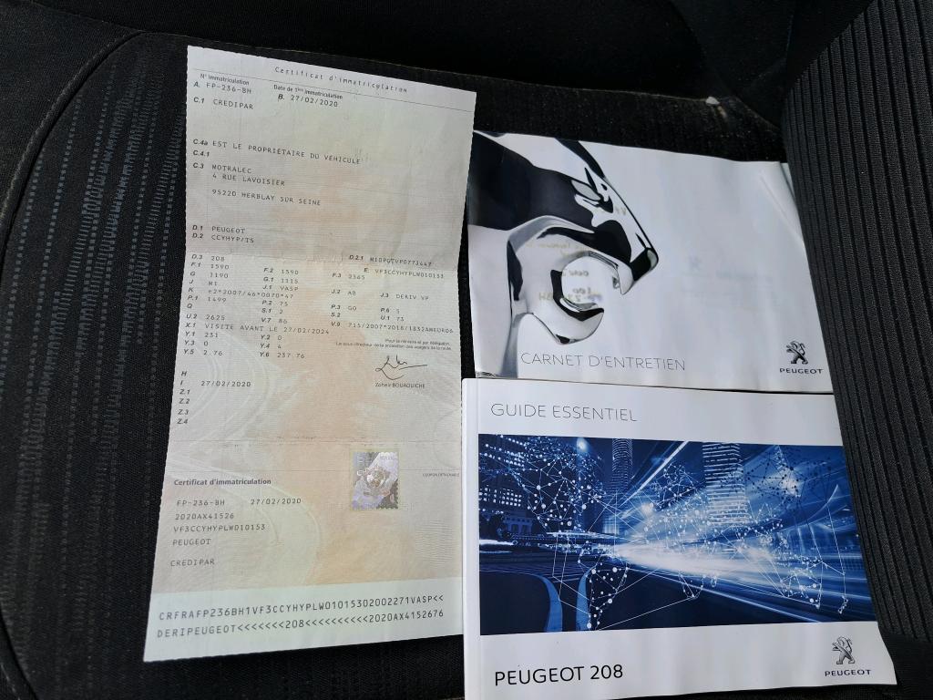 Peugeot 208 AFFAIRE BLUEHDI 100 S&S BVM5 PREMIUM PACK 2020