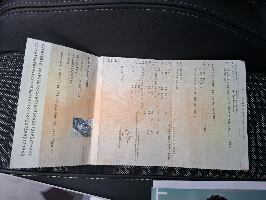 Peugeot 208 Electrique 50 kWh 136ch GT 2023