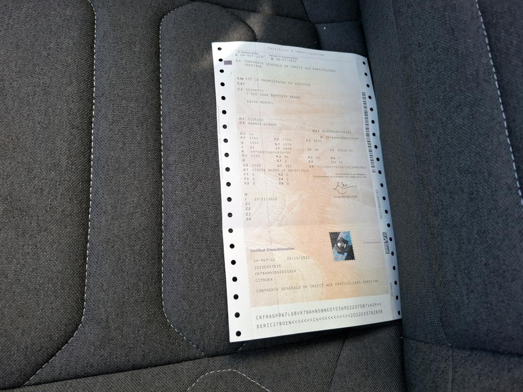 Citroen C4 SOCIETE PURE TECH 130 S&S EAT8 FEEL NAV BUSINESS R 2022