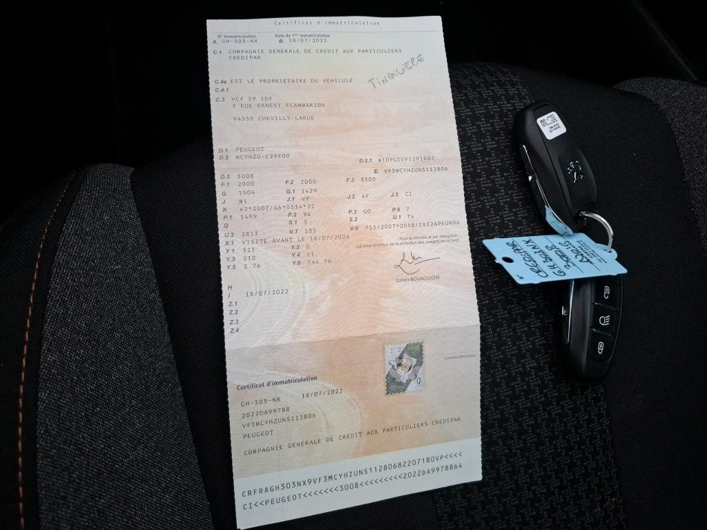 Peugeot 3008 BlueHDi 130ch S&S EAT8 Active Pack 2022