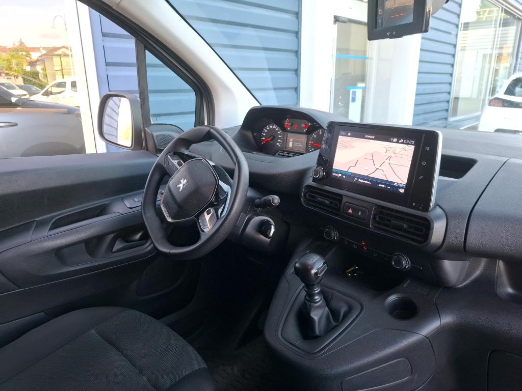 Peugeot PARTNER FOURGON STANDARD 650 KG BLUEHDI 100 S&S BVM6 ASPHALT 2022