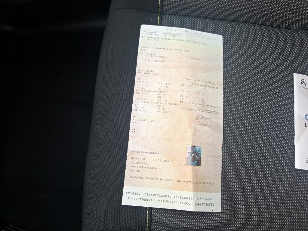 Citroen C3 PureTech 83 ch BVM5 You 2024