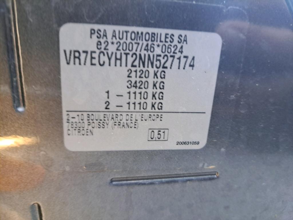 Citroen Berlingo Taille M BlueHDi 100 S&S BVM6 Feel 2022