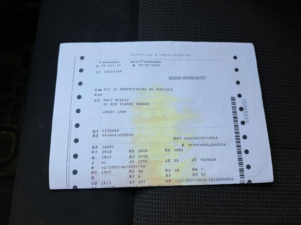 Citroen JUMPY CAB APPROFONDIE XL BLUEHDI 120 BVM6 CLUB 340 NM 2020