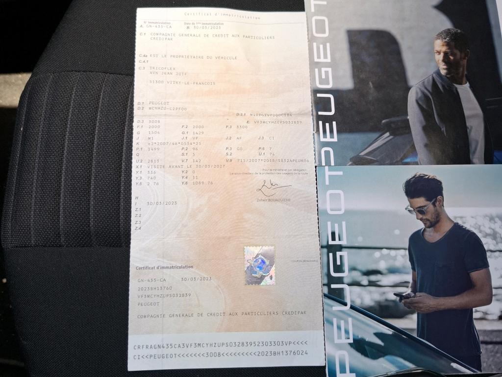 Peugeot 3008 BlueHDi 130ch S&S EAT8 Active Pack 2023