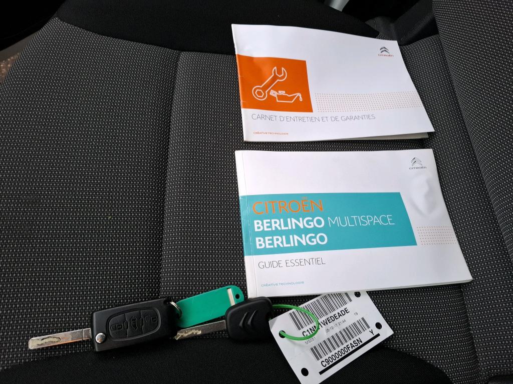 Citroen BERLINGO CAB APPROFONDIE XL BLUEHDi 100 CONFORT 2018