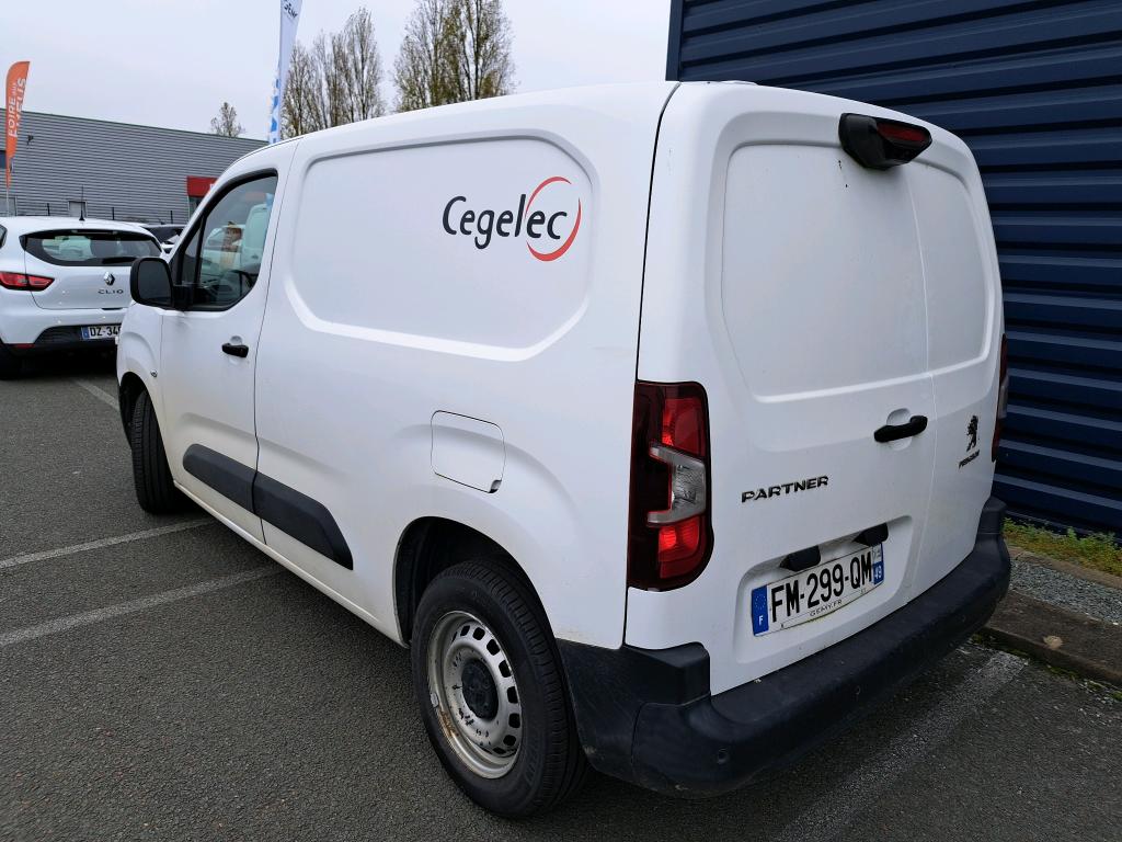 Peugeot PARTNER FOURGON STANDARD 650 KG BLUEHDI 100 S&S BVM5 ASPHALT 2019
