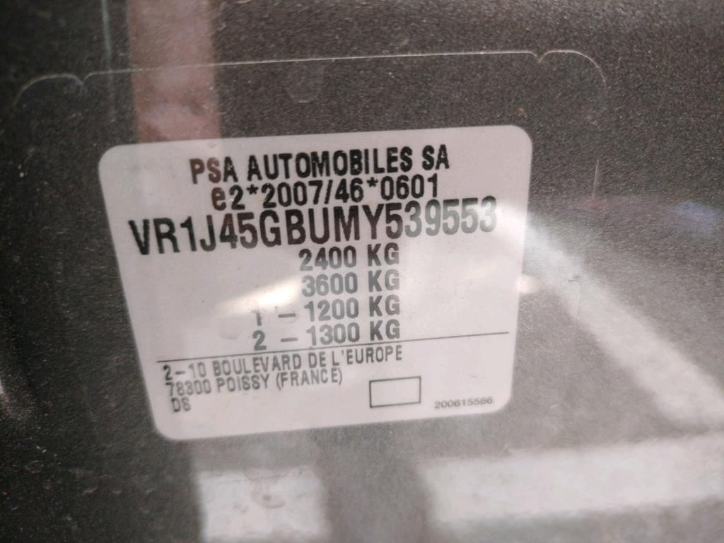 DS DS7 Crossback Hybride E-Tense 300 EAT8 4x4 Performance Line+ 2021