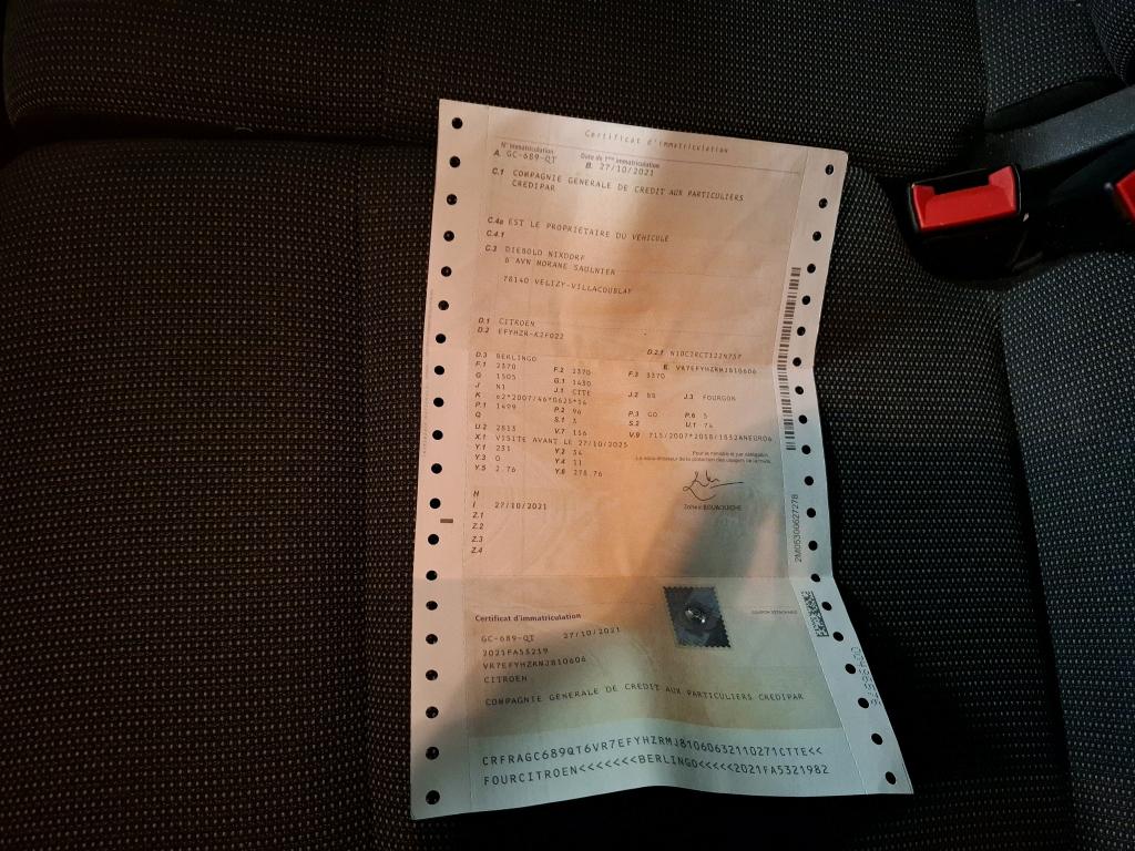 Citroen BERLINGO VAN XL 950 BLUEHDI 130 S&S EAT8 DRIVER 2021