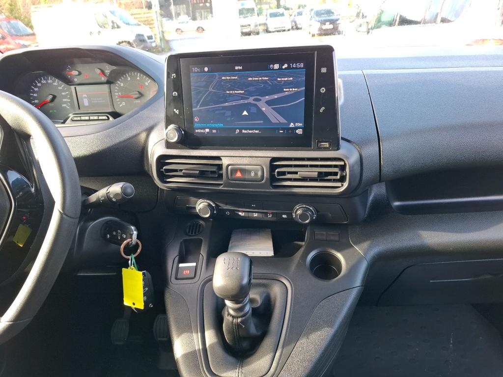 Peugeot PARTNER FOURGON STANDARD 650 KG BLUEHDI 100 S&S BVM6 ASPHALT 2022