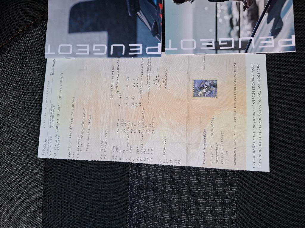 Peugeot 3008 BlueHDi 130ch S&S EAT8 Active Pack 2022