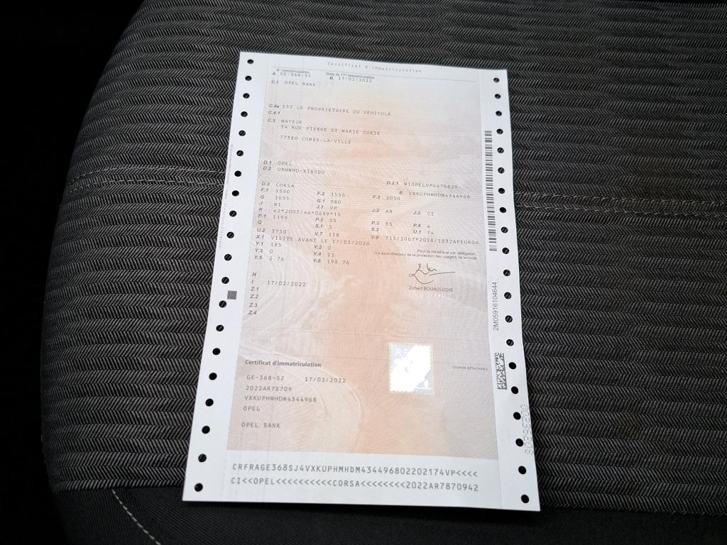 Opel Corsa 1.2 75 ch BVM5 Edition Business 2022