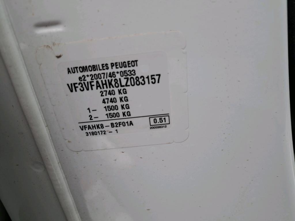 Peugeot EXPERT FGN TOLE COMPACT BLUEHDI 120 S&S EAT8 PREMIUM 2020