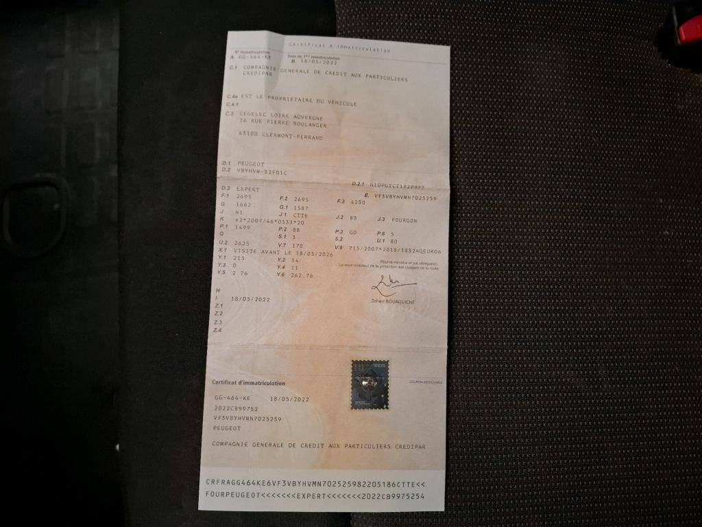 Peugeot EXPERT FGN TOLE STANDARD 1.5 BLUEHDI 120 S&S BVM6 PREMIUM 2022