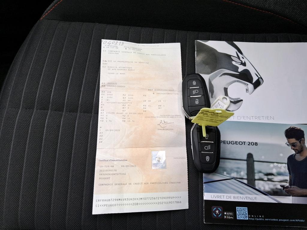 Peugeot 208 Electrique 50 kWh 136ch Active 2021