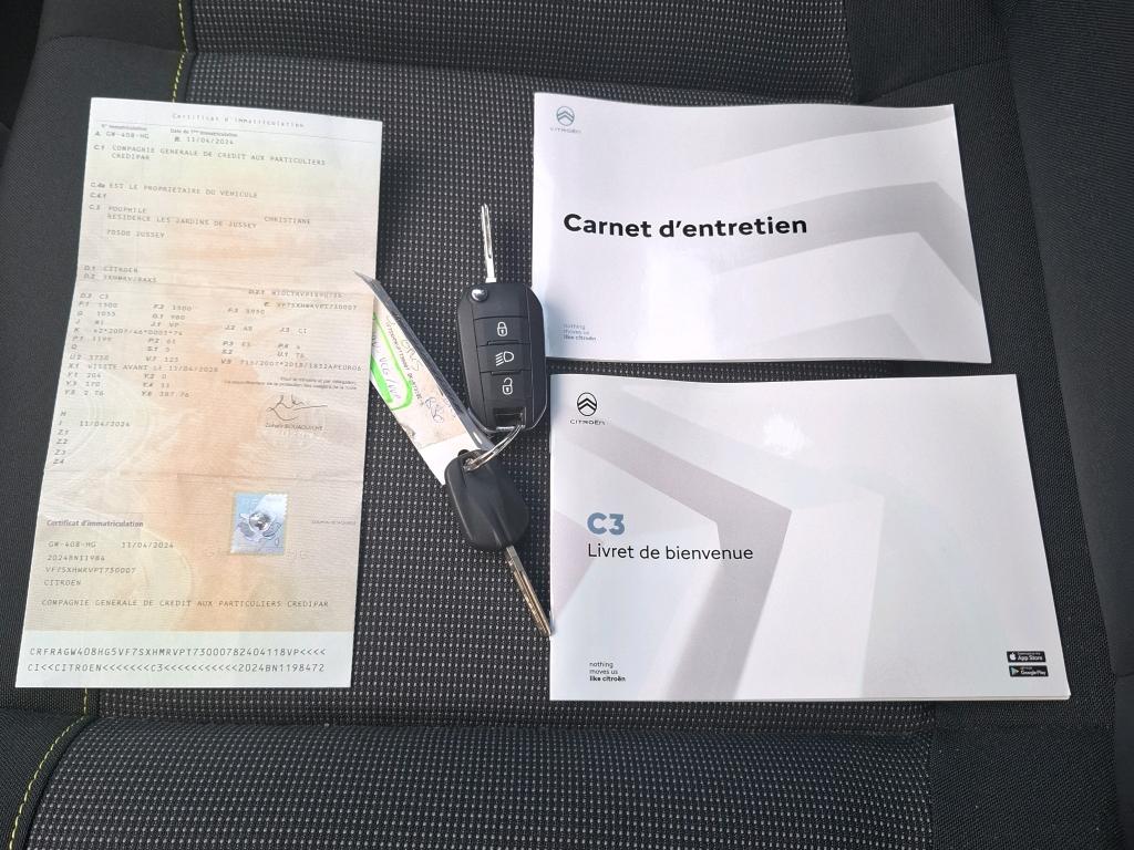 Citroen C3 PureTech 83 ch BVM5 You 2024