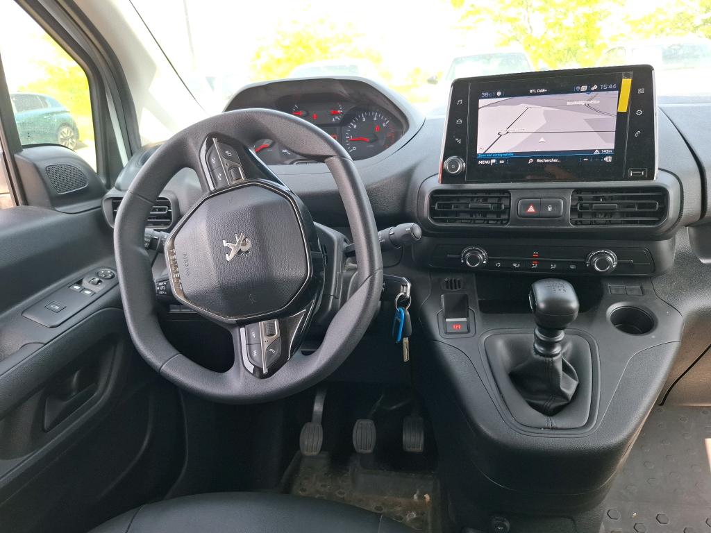 Peugeot PARTNER FOURGON STANDARD 650 KG BLUEHDI 100 S&S BVM6 ASPHALT 2022