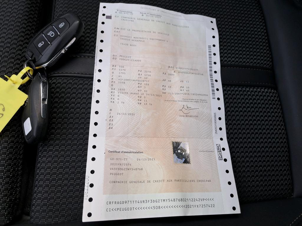 Peugeot 508 Hybrid 225 e-EAT8 GT 2021