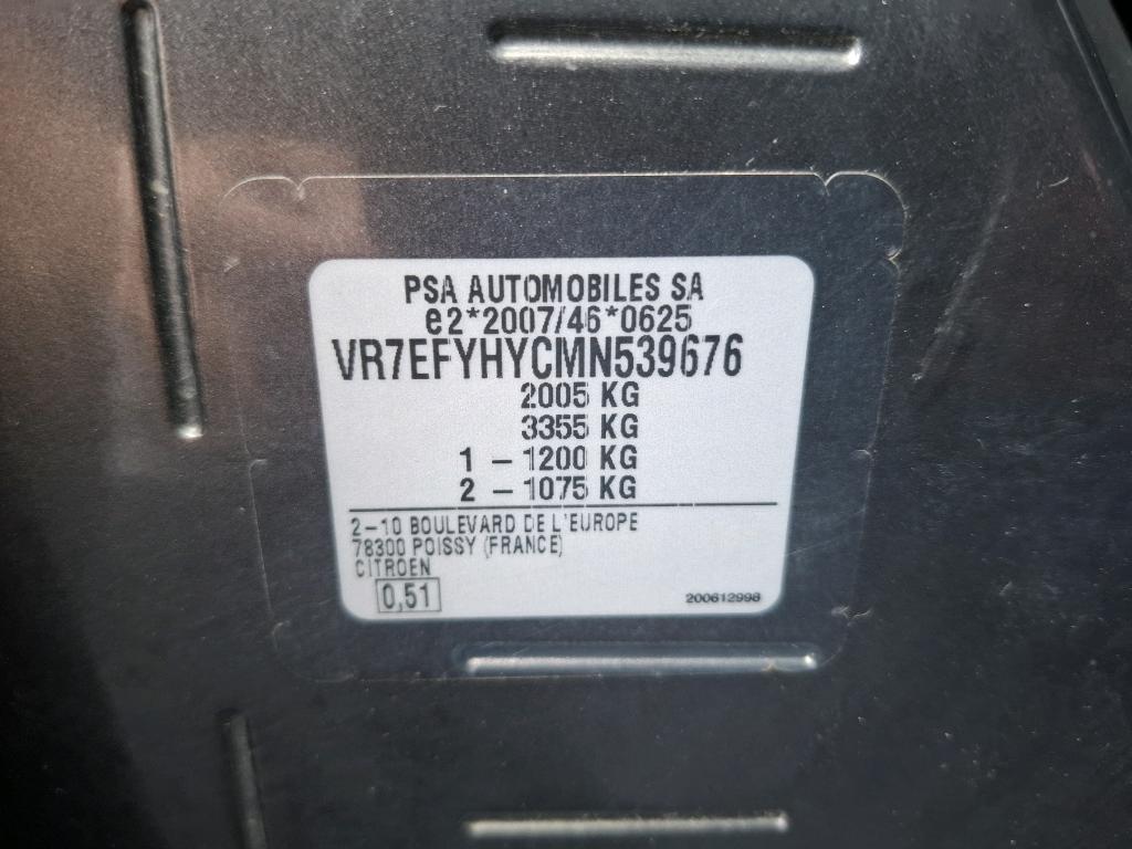 Citroen BERLINGO VAN M 650 BLUEHDI 100 S&S BVM5 CLUB 2021