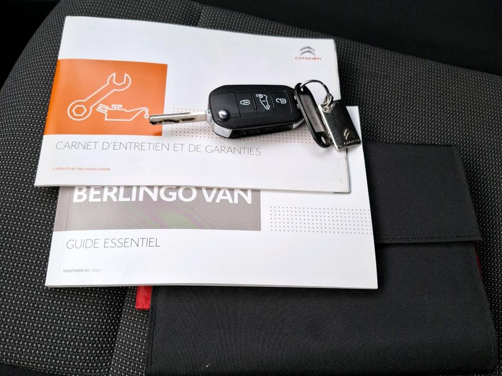 Citroen BERLINGO VAN M 650 BLUEHDI 100 S&S CLUB 2019