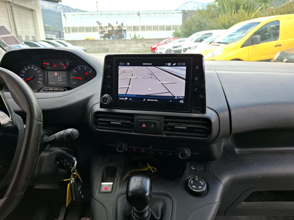 Peugeot PARTNER FOURGON STANDARD 1000 KG BLUEHDI 100 S&S BVM6 GRIP 2022