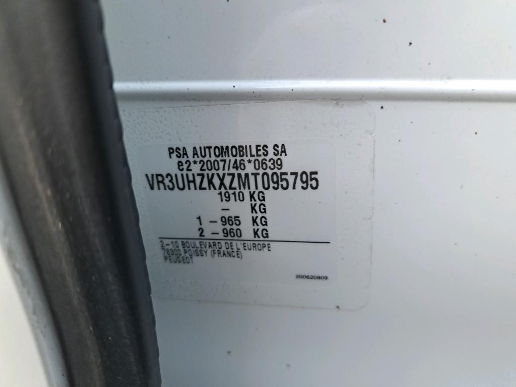 Peugeot 208 Electrique 50 kWh 136ch Active Business 2021