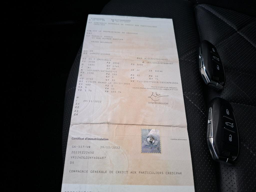 DS DS7 Crossback Hybride E-Tense 225 EAT8 Performance Line+ 2022