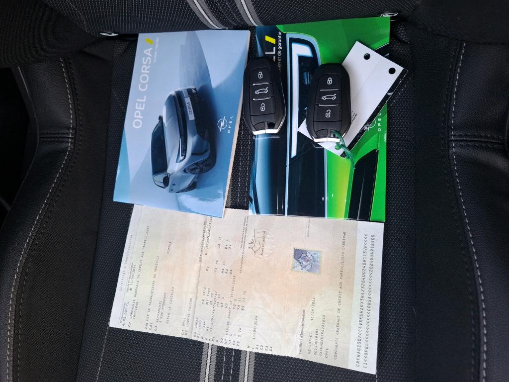 Opel Corsa Electrique 136 ch & Batterie 50 kWh GS 2024