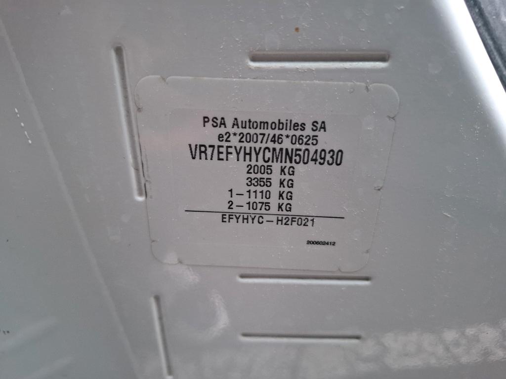 Citroen BERLINGO VAN M 650 BLUEHDI 100 S&S BVM5 DRIVER 2021