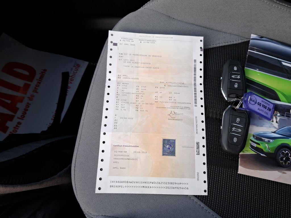 Opel Mokka 1.2 Turbo 130 ch BVA8 Elegance Business 2023