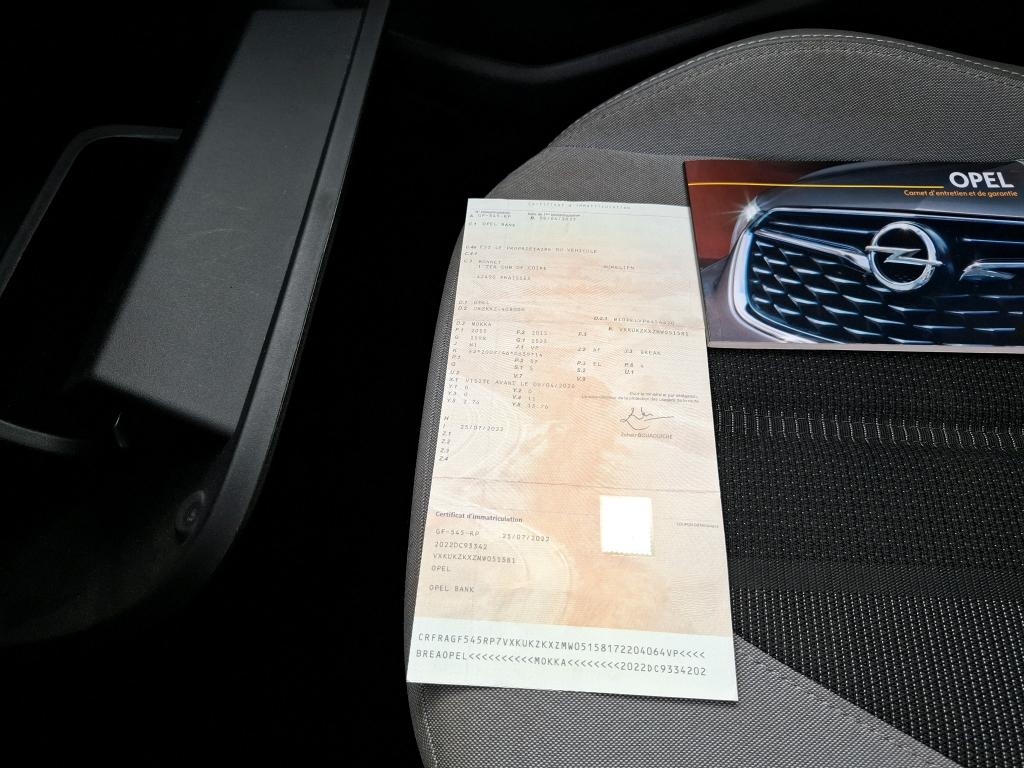 Opel Mokka Electrique 136 ch & Batterie 50 kWh Elegance 2022