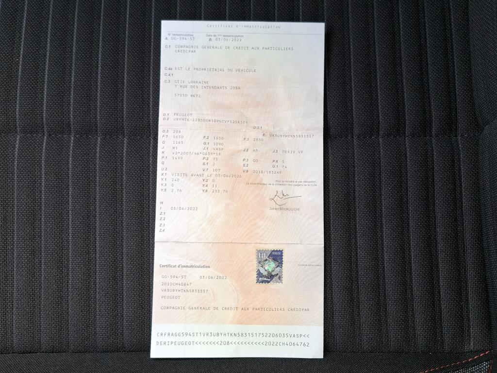 Peugeot 208 BLUEHDI 100 S&S BVM6 ACTIVE BUSINESS R 2022