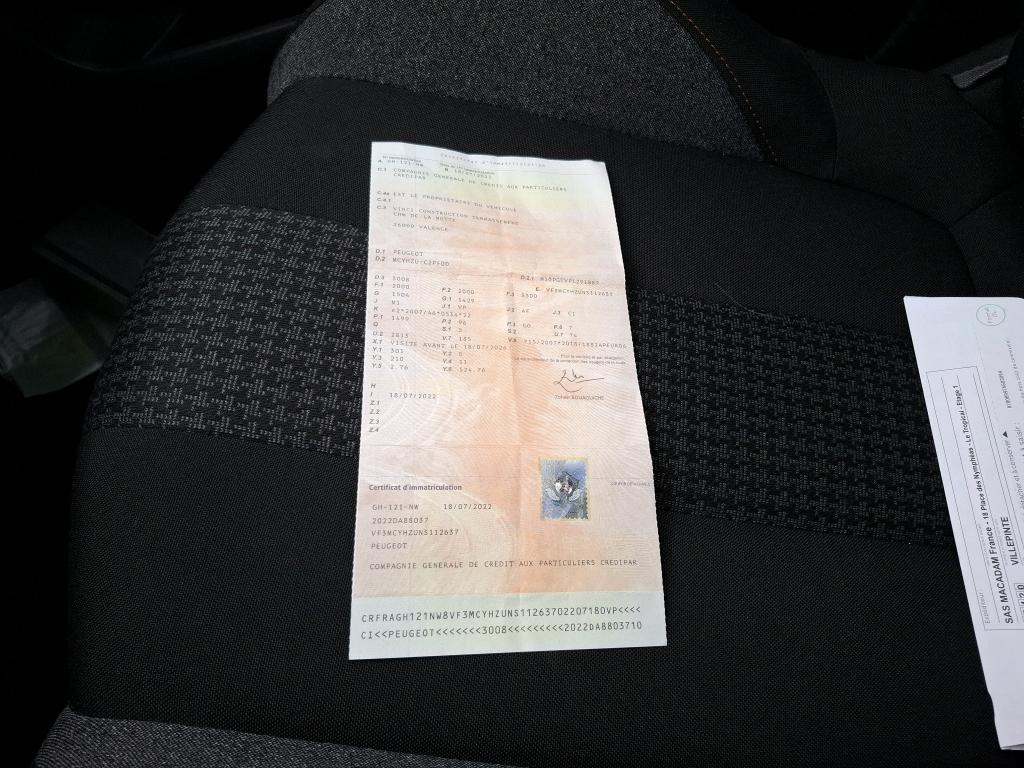 Peugeot 3008 BlueHDi 130ch S&S EAT8 Active Pack 2022