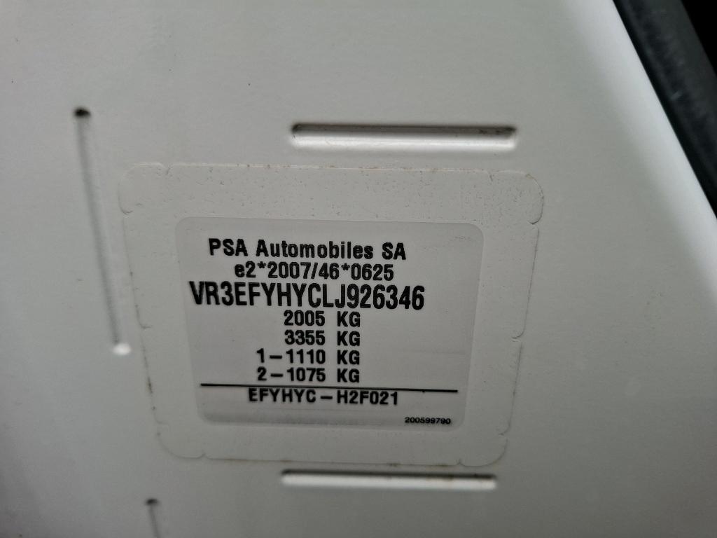 Peugeot PARTNER FOURGON STANDARD 650 KG BLUEHDI 100 S&S BVM5 ASPHALT 2021