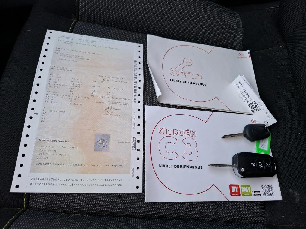 Citroen C3 SOCIETE BLUEHDI 100 S&S BVM6 FEEL NAV 2023