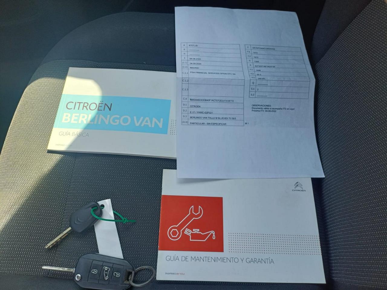 Citroën Berlingo Berlingo Van Talla M BlueHDi 75 S&S CONTROL (Solo stock)
