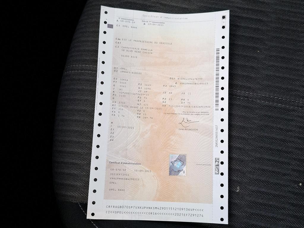 Opel Corsa 1.2 Turbo 100 ch BVA8 Edition Business 2021