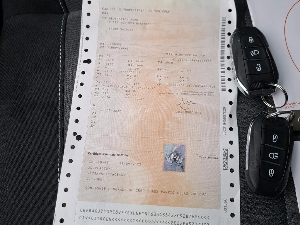 Citroen C3 PureTech 110 S&S EAT6 Shine Pack 2022