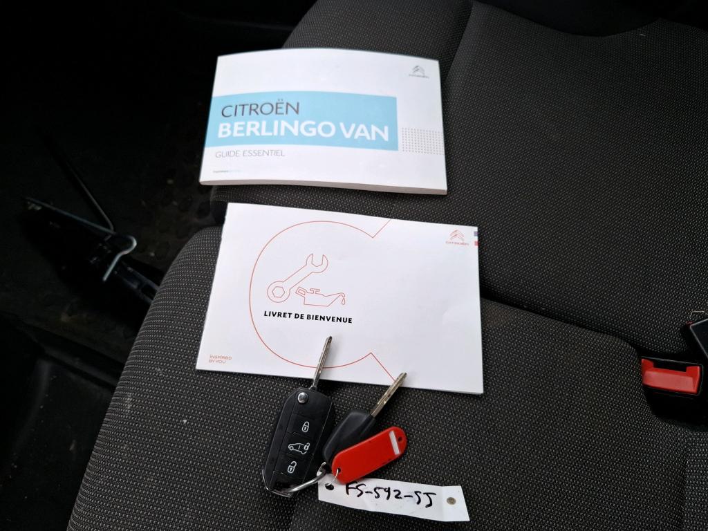 Citroen BERLINGO VAN M 650 BLUEHDI 100 S&S BVM5 CLUB 2020