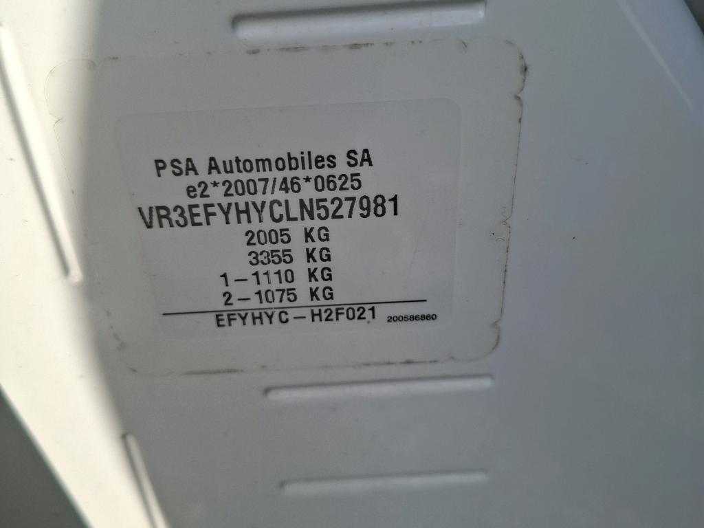 Peugeot PARTNER FOURGON STANDARD 650 KG BLUEHDI 100 S&S BVM5 ASPHALT 2020