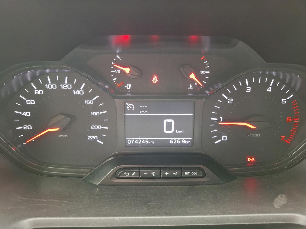 Peugeot PARTNER FOURGON STANDARD 650 KG BLUEHDI 100 S&S BVM6 ASPHALT 2022