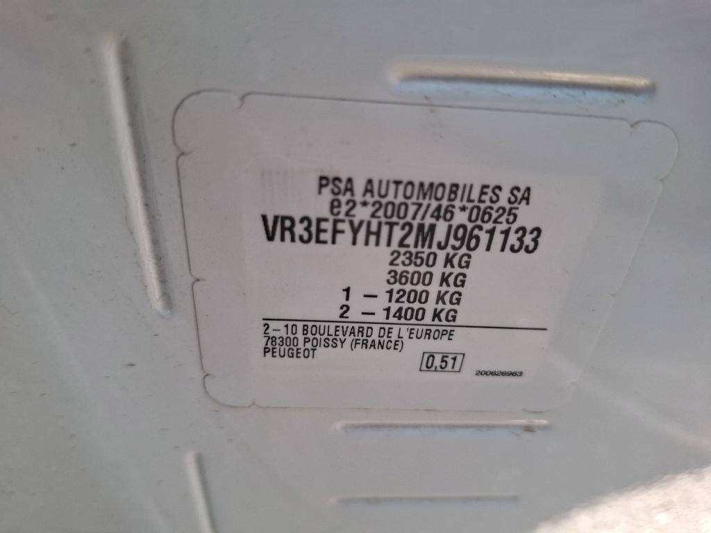 Peugeot PARTNER CA BLUEHDI 100 S&S BVM6 2022