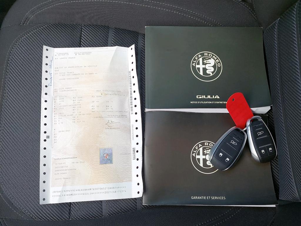 ALFA ROMEO Giulia 2.2 160 ch AT8 Super 2021